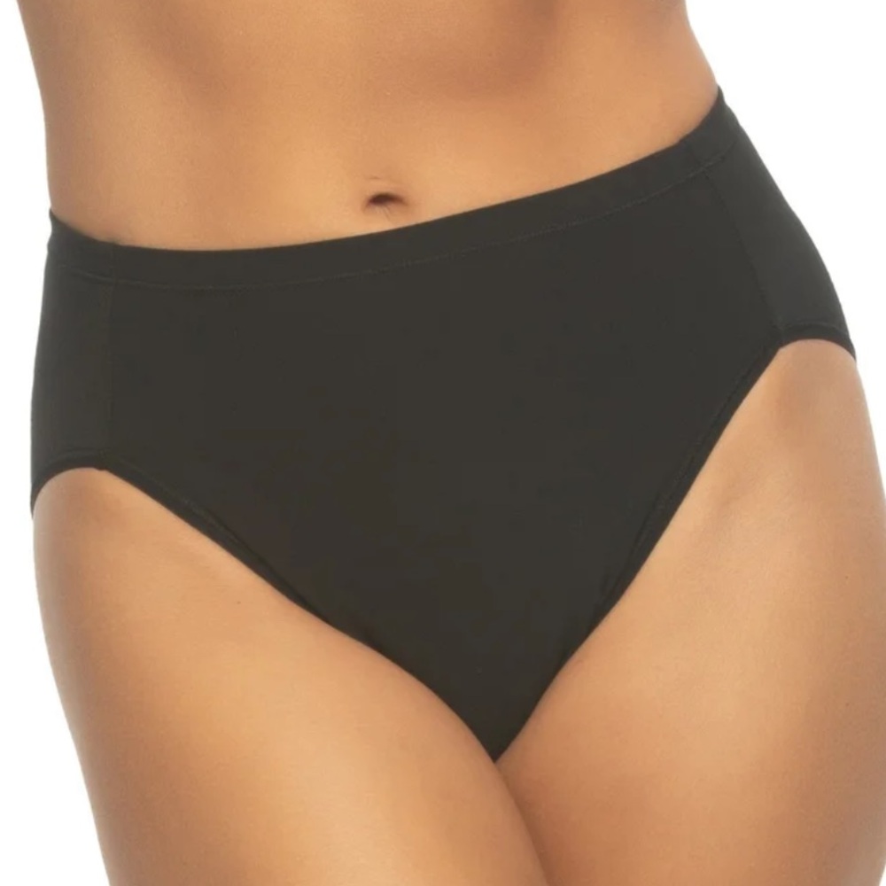 Felina Super Stretch Cotton Hi-Cut Panties - Nude Beige (6 Pack) - Picture 2 of 6